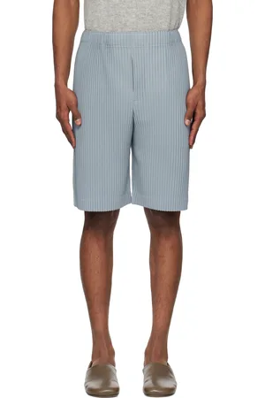 Issey Miyake Short bleu - COLOR PLEATS