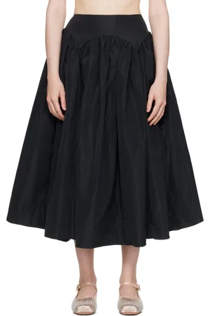 SANDY LIANG Jupe midi Torcello noire