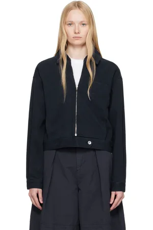 YMC Blouson aviateur Burnside bleu marine