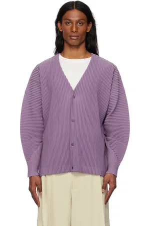 Issey Miyake Cardigan Monthly Color April mauve