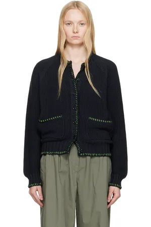 YMC Cardigan Lotus noir