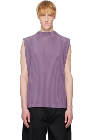 Issey Miyake Débardeur Monthly Color April mauve