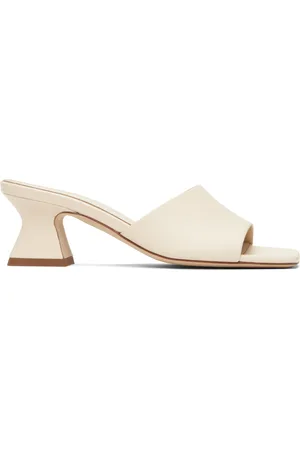 Aeyde Mules Ale blanc cassé en cuir