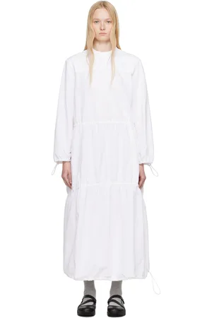 YMC Robe longue Carter blanche