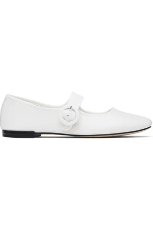 Repetto Ballerines de style Charles IX Georgia blanches à bout carré