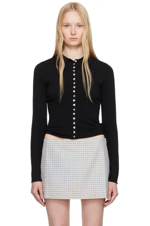 SANDY LIANG Cardigan Fiction noir