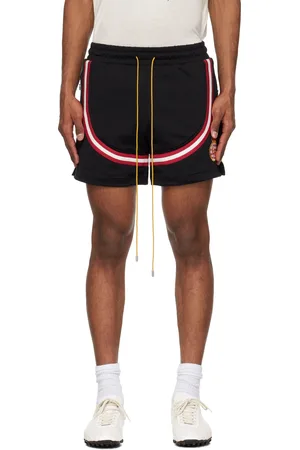 Rhude Short de survêtement Veille noir à armoiries