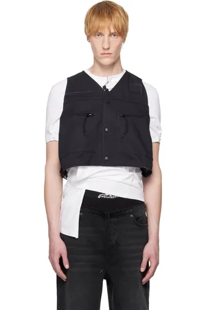 PROTOTYPES Veste bleu marine à sac à dos intégré