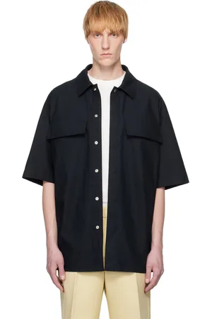 Jil Sander T-shirt bleu marine en coton
