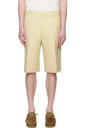 Jil Sander Short beige en canevas de laine