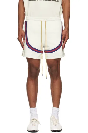 Rhude Short de survêtement Veille blanc à armoiries