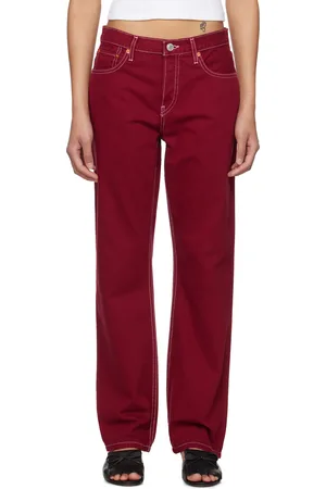RE/DONE Jean Standard rouge