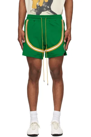 Rhude Short de survêtement Veille vert à armoiries