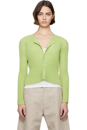 Issey Miyake Cardigan April Spongy-56 vert