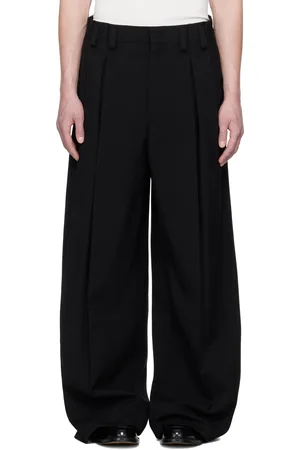 Jil Sander Pantalon noir en laine