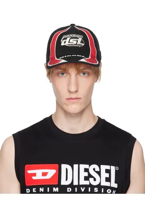 Diesel Casquette C-Arson noir et rouge