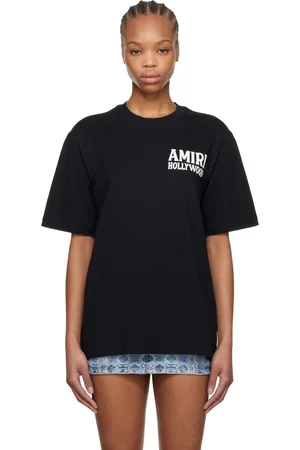 AMIRI T-shirt Jazz Wolf noir à logos