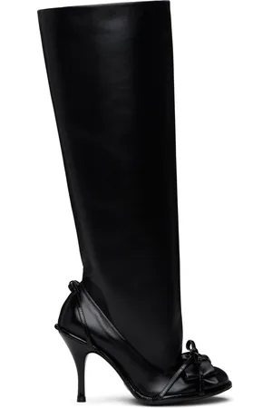 all in Bottes hautes étagées noires