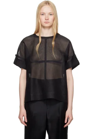 Issey Miyake T-shirt Papyrus noir
