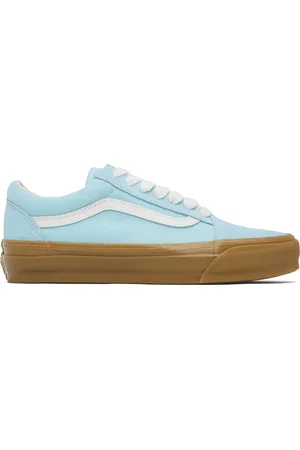 Vans Baskets Old Skool bleues à semelle en caoutchouc - Premium