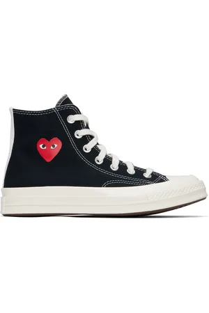 Comme des Garçons Baskets Chuck 70 OG noires à logos édition Converse