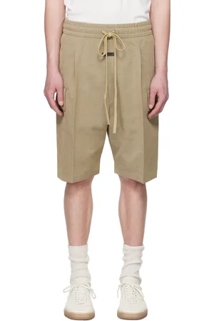 FEAR OF GOD Short cargo beige à cordon coulissant
