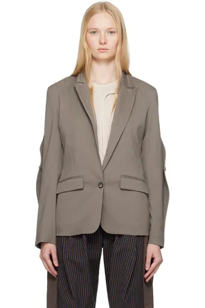 Kiko Kostadinov Veston façon tailleur Seneca gris