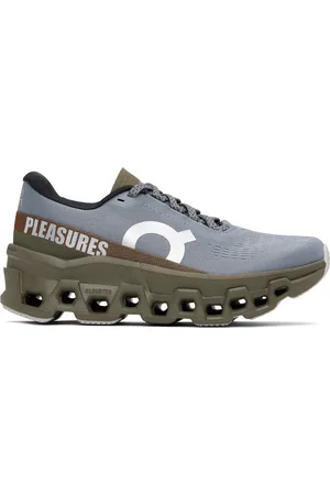 On Running Baskets Cloudmster 2 PLS-TL bleu et kaki éditi Pleasures