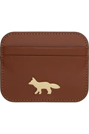 Maison Kitsuné Porte-carte Edie brun