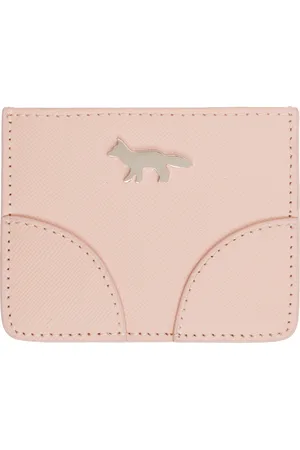 Maison Kitsuné Porte-carte Boogie rose