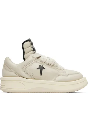 Rick Owens Baskets TURBOWPN Ox blanc cassé édition Converse