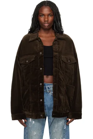 R13 Blouson camionneur Lacey brun
