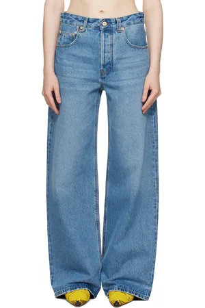 Jacquemus Jean ample de-Nîmes bleu - La croisière