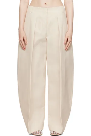 Jacquemus Pantalon Ovalo beige - La croisière