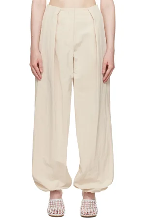 Jacquemus Pantalon Melao blanc cassé - La croisière