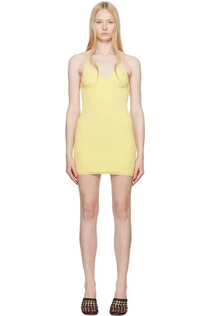 Jacquemus Robe courte Scala jaune