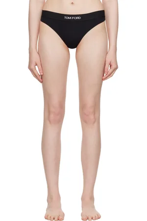 Tom Ford Tanga noir en modal à logo