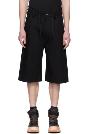 A DICIANNOVEVENTITRE Short Mark noir en denim