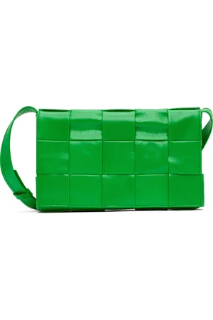 Bottega Veneta Sac messager Cassette vert