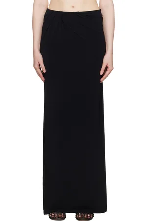 Jacquemus Jupe longue Peplo noire