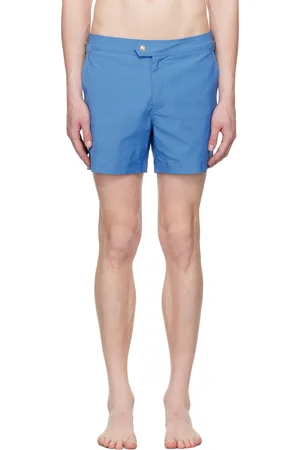 Tom Ford Maillot de bain bleu en popeline