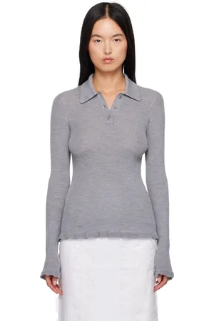 Cecilie Bahnsen Polo Oda gris