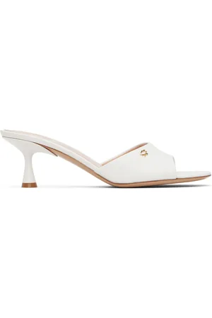 Gianvito Rossi Mules Ascent 55 blanches