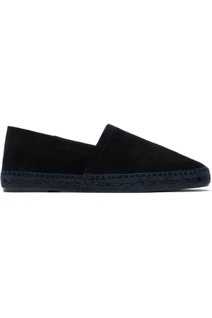 Tom Ford Espadrilles Barnes bleu marine en suède