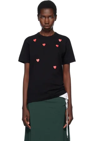 Comme des Garçons T-shirt noir à logos