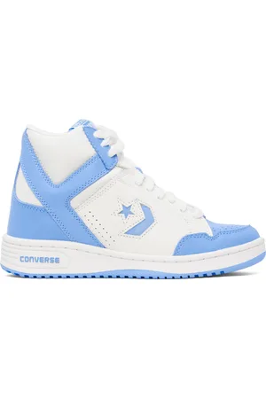 Converse Baskets mi-montantes Weapon bleu et blanc cassé