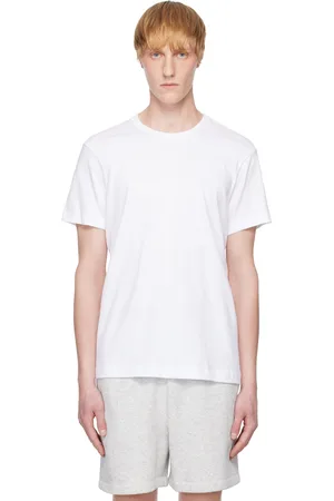 SKIMS T-shirt blanc à coupe classique - Cotton