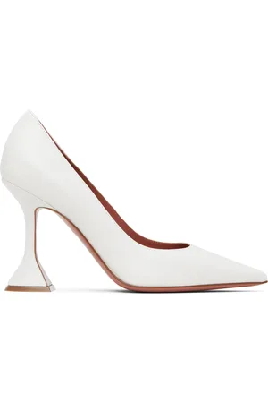 Amina Muaddi Chaussures à talon Ami blanches