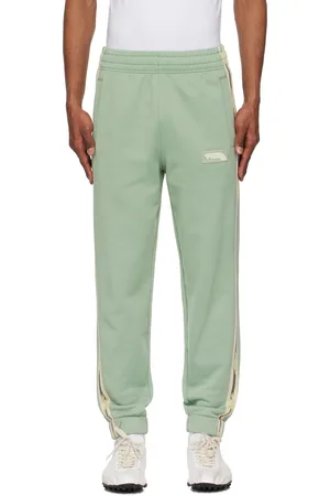 Maison Kitsuné Pantalon de survêtement vert à logo Flash Fox