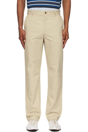 Maison Kitsuné Pantalon chino décontracté beige